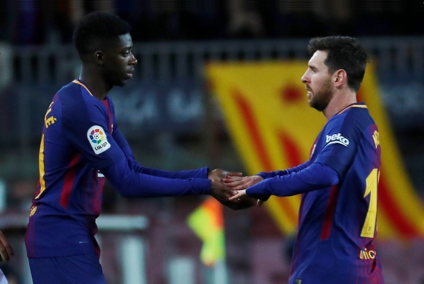 Ousmane Dembele (kiri)