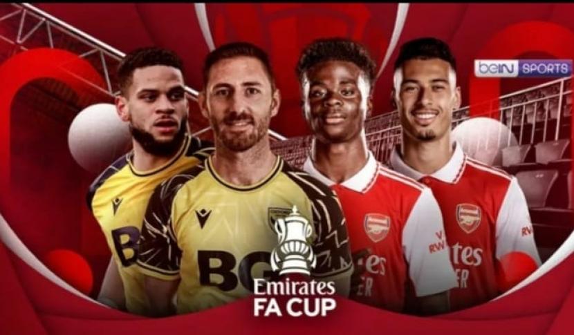 Oxford United Vs Arsenal. Laga ronde ketiga Piala FA ini akan digelar pada Selasa (10/1/2023).