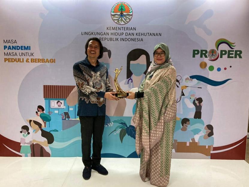 Pabrik Danone-AQUA Mambal, Bali kembali menerima Anugerah Program Penilaian Peringkat Kinerja Perusahaan dalam Pengelolaan Lingkungan (PROPER) Kategori Emas dari Kementerian Lingkungan Hidup dan Kehutanan (KLHK).
