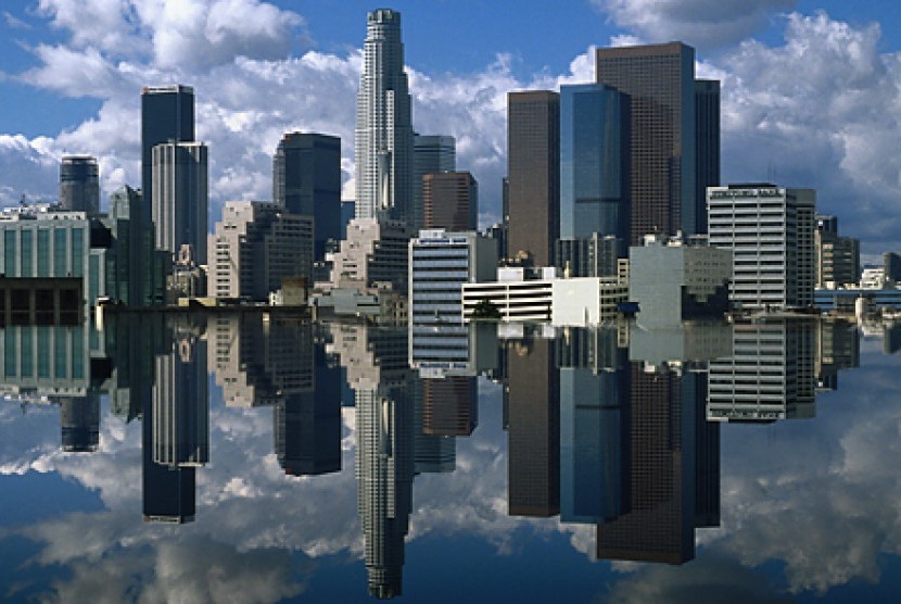 Pada 2050 diprediksi kenaikan air laut di Los Angeles bisa mencapai 2 kaki.