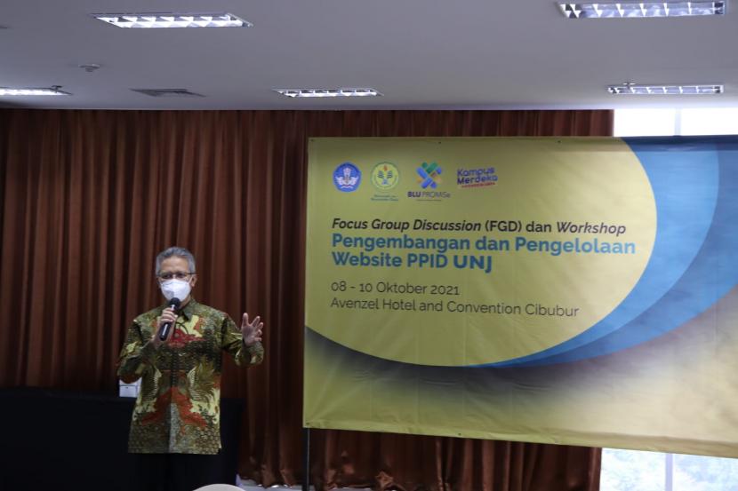 Pada 8 sampai 10 Oktober 2021, bertempat di Hotel Avenzel, Kota Bekasi, Pengurus Pengelola Informasi dan Dokumentasi Universitas Negeri Jakarta (PPID UNJ) melaksanakan Focus Group Discussion (FGD) terkait dengan pengembangan PPID UNJ.