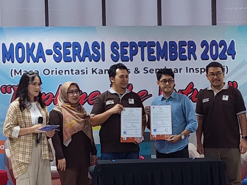 Pada Ahad, 22 September 2024, di bawah langit cerah, UNM dan Peluang.co sah-sahan tanda tangan Nota Kesepahaman alias MoU (Memorandum of Understanding).