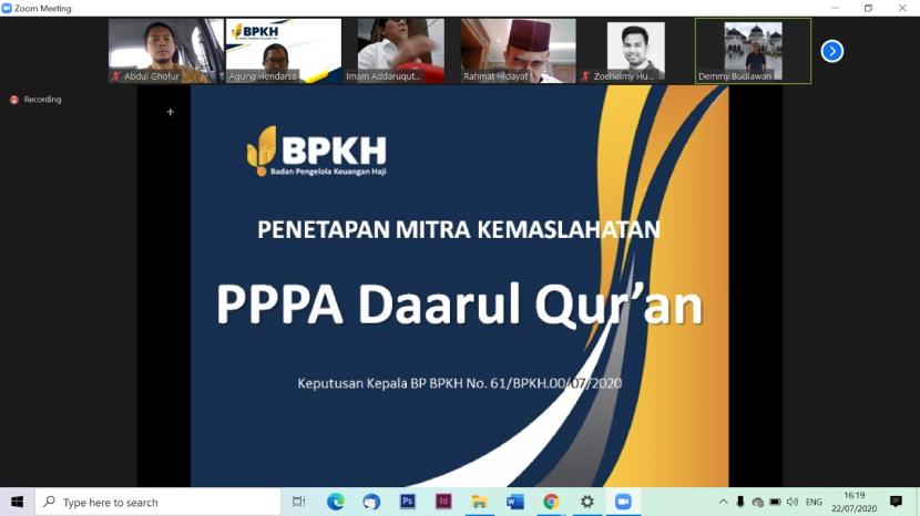 Pada Rabu (22/7), Laznas PPPA Daarul Qur