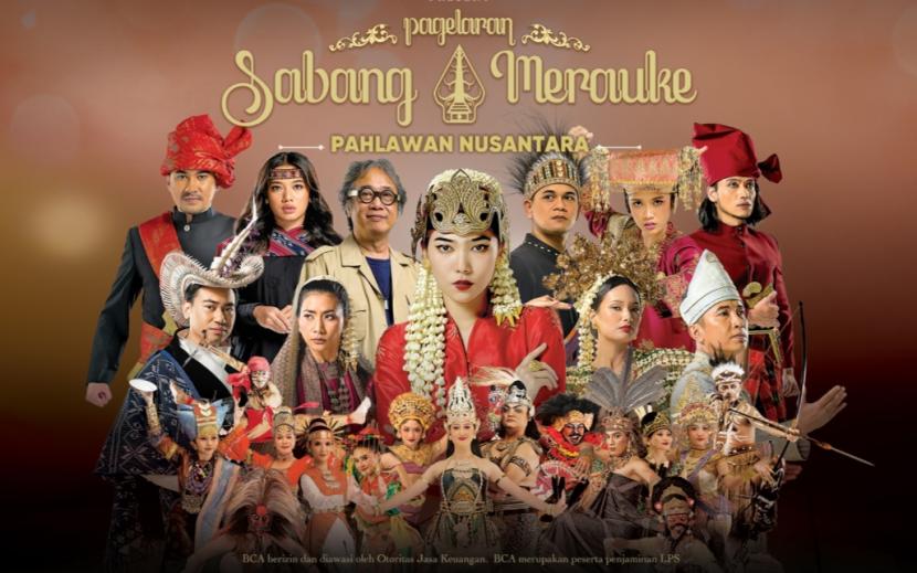 Pagelaran Sabang Merauke bertema 'Pahlawan Nusantara' akan kembali digelar di JIEXPO Theater Kemayoran pada 19-20 Agustus. 