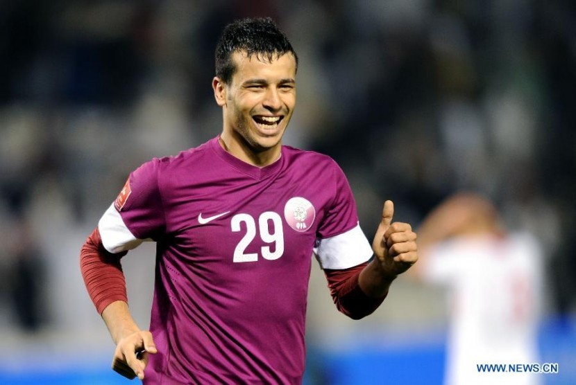 Pahlawan kemenangan timnas Qatar, Khoukhi Boualem.