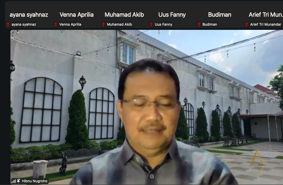 Pakar hukum pidana, Hibnu Nugroho, saat menjadi pembicara dalam pemaparan hasil survei Polling Institute.