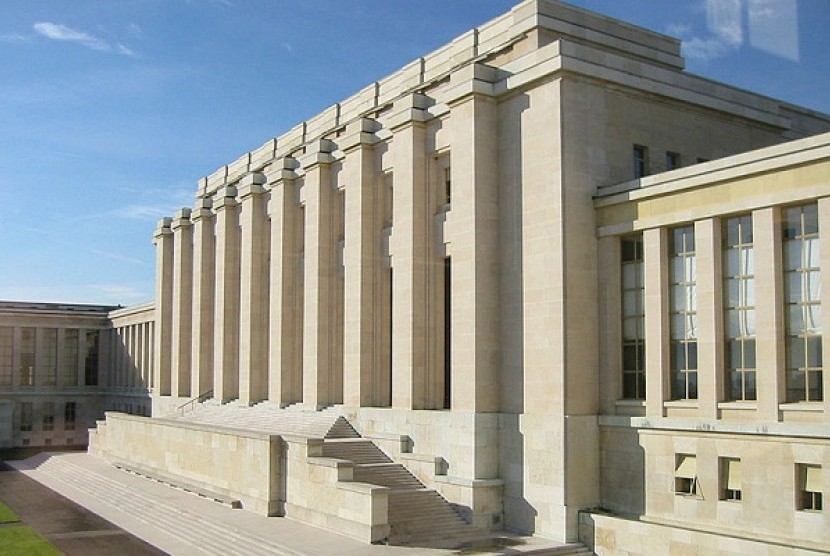 Palais des Nations, UN office og Geneva's main building (file photo))