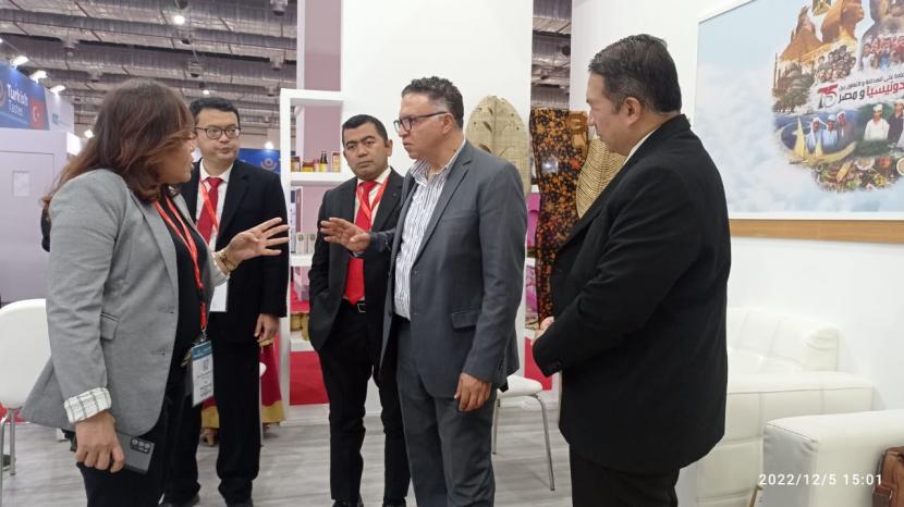 Pameran dagang berskala global Food Africa ke-7 yang diselenggarakan pada 5-8 Desember 2022 di Egypt International Exhibitions Center, Kairo, Mesir.