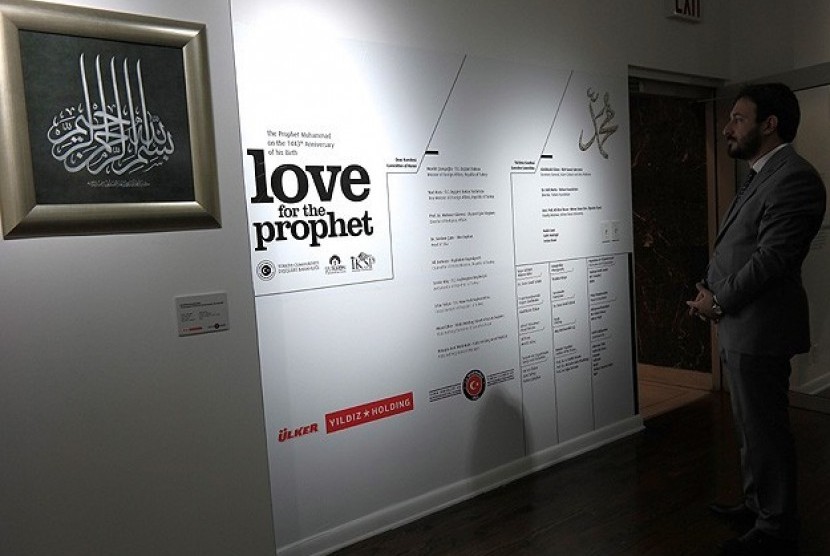 Pameran kaligrafi Cinta Rasulullah di Washington DC.