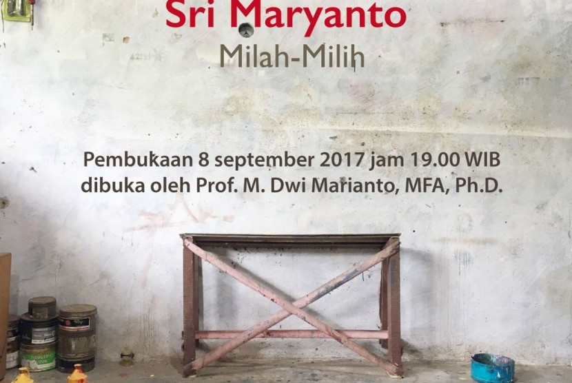 Pameran Milah Milih karya Sri Maryanto di Yogyakarta