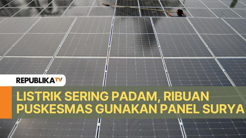 Panel surya. Ilustrasi