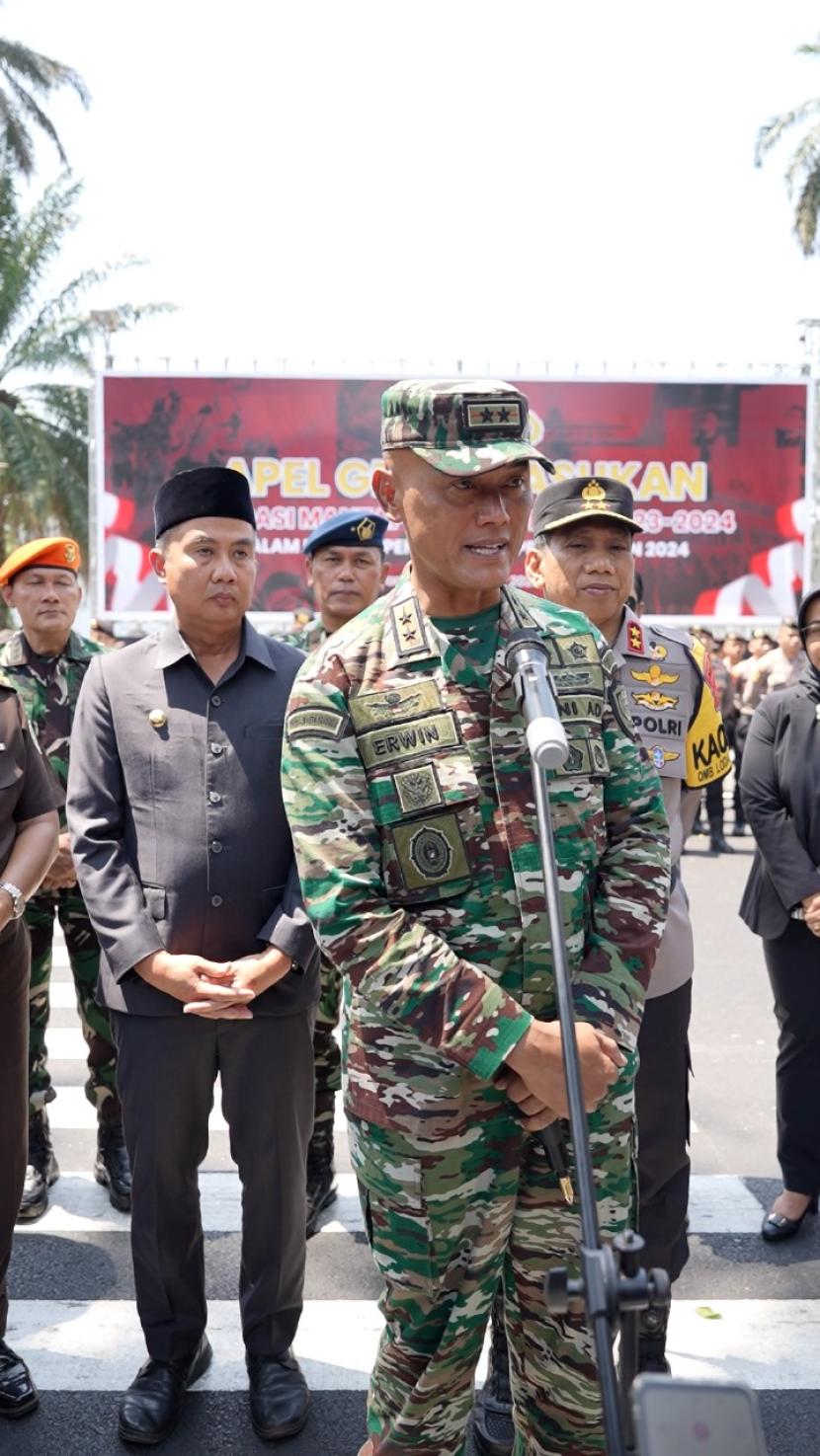 Pangdam III Siliwangi Mayjen TNI Erwin Djatmiko. 