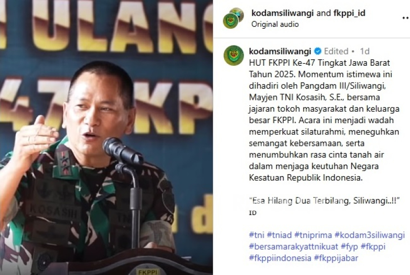 Momen Pangdam Siliwangi Baca Ayat Alquran dengan Merdu dan Kutip Hadits Nabi SAW