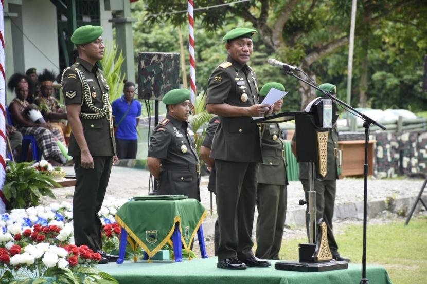 Pangdam XVIII/Kasuari, Mayjen Gabriel Lema meresmikan pembentukan Kodim 1811/Teluk Wondama, Selasa (25/10/2022)