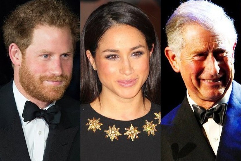 Pangeran Harry, Meghan Markle dan Pangeran Charles 