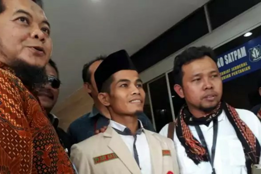 Panglima Kokam Mashuri Masyhuda (kanan) dan Wakil Sekretaris PP Pemuda Muhammadiyah Pedri Kasman
