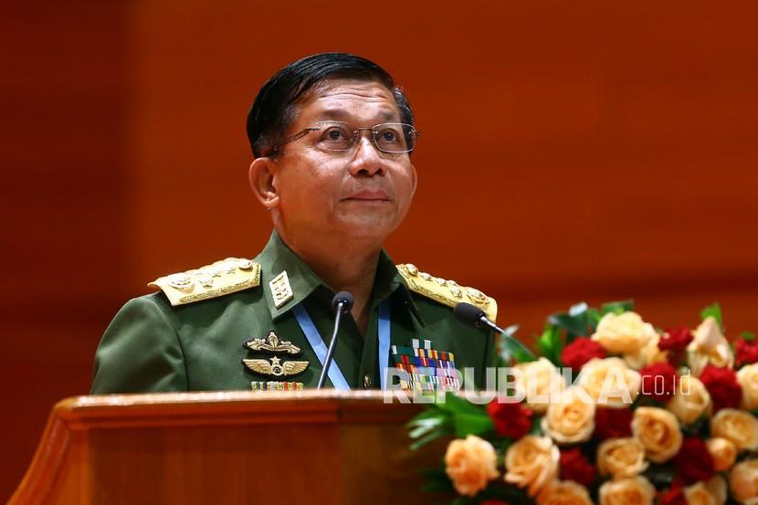 Panglima Tertinggi militer Myanmar Jenderal Min Aung Hlaing
