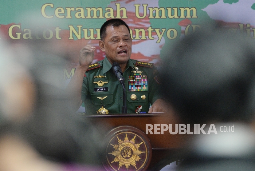 TNI Commander, Gen. Gatot Nurmantyo confirmed Indonesia's decision to suspend cooperation with Australia on joint military exercises. 