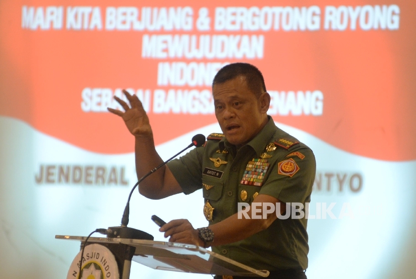 TNI Commander General Gatot Nurmantyo.