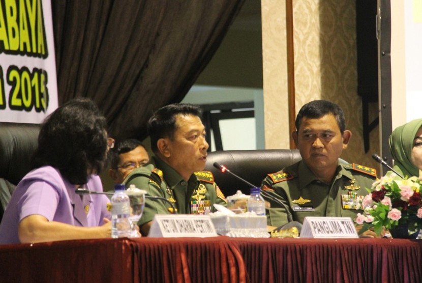 Panglima TNI Jenderal Moeldoko pensiun pada 8 Juli mendatang.