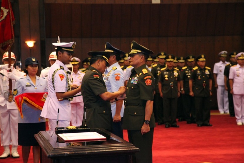 Panglima TNI Jenderal Moeldoko pimpin sertijab Dansesko TNI.