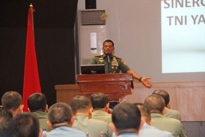 Panglima TNI, Jenderal TNI Gatot Nurmantyo.