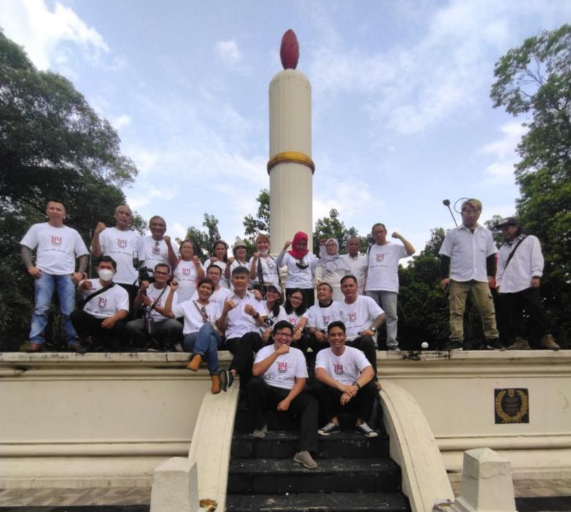 Panitia Nasional Hari Kebangkitan Nasional 2022 Forum Relawan di Tugu Lilin, Solo.