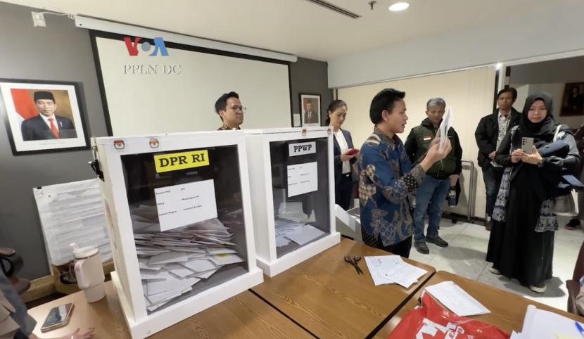 Panitia Pemilihan Luar Negeri atau PPLN di AS telah selesai dengan berbagai persiapan yang diperlukan untuk menyelenggarakan pemungutan suara luar negeri.