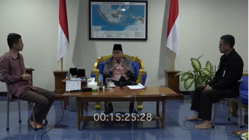 Panji Gumilang memberikan penjelasan terkait pertemuannya dengan Tim Investigasi yang dibentuk Pemprov Jawa Barat.