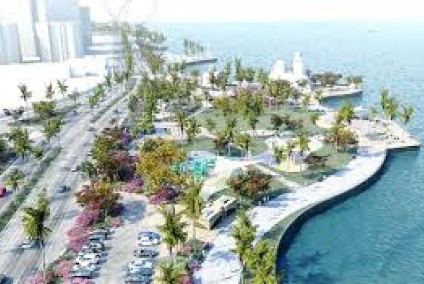 Arab Saudi Kenalkan Destinasi Paket Liburan Musim Panas. Pantai di kawasan Corniche, Jeddah, Arab Saudi