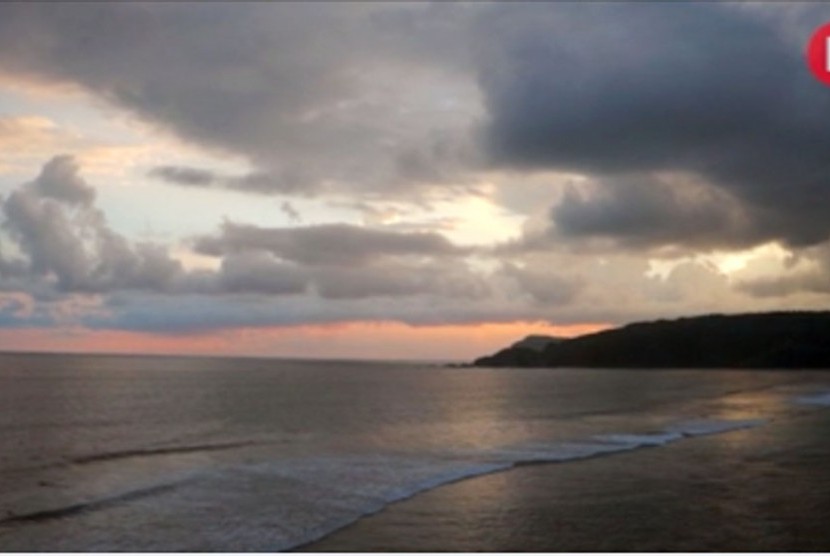 Pantai di Mandalika, Lombok