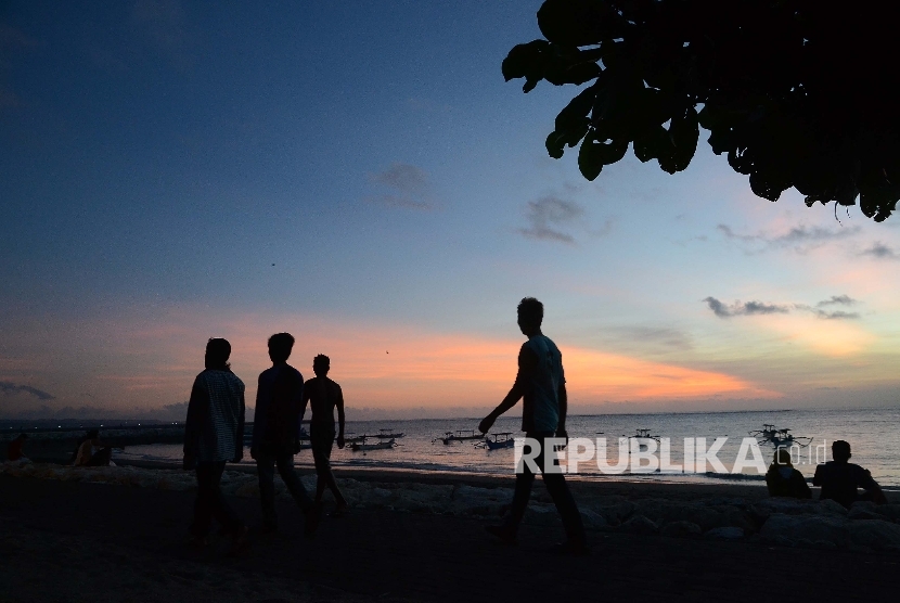 Pantai Kuta Bali. (Republika/Musiron)