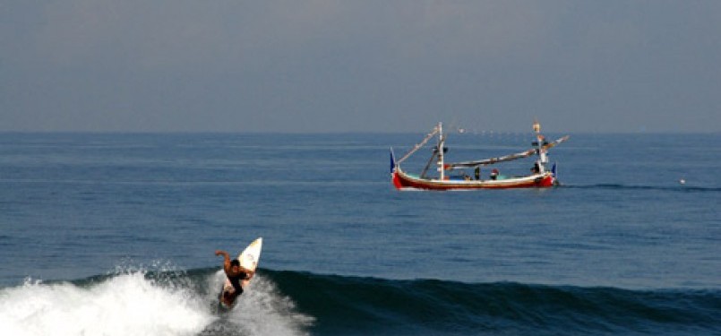 Pantai Mendewi di Kabupaten Jembrana, Bali