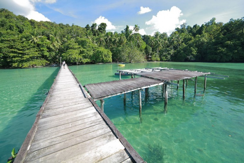Pantai Waiwo di Raja Ampat, Papua (ilustrasi)