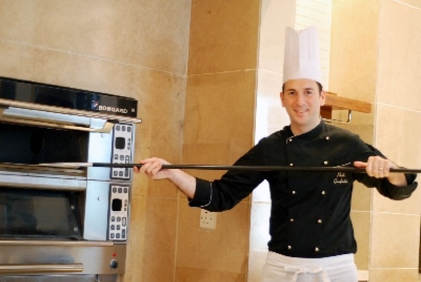 Paolo Gionfriddo, Italian Chef restoran Rosso Hotel Shangri-La Jakarta.