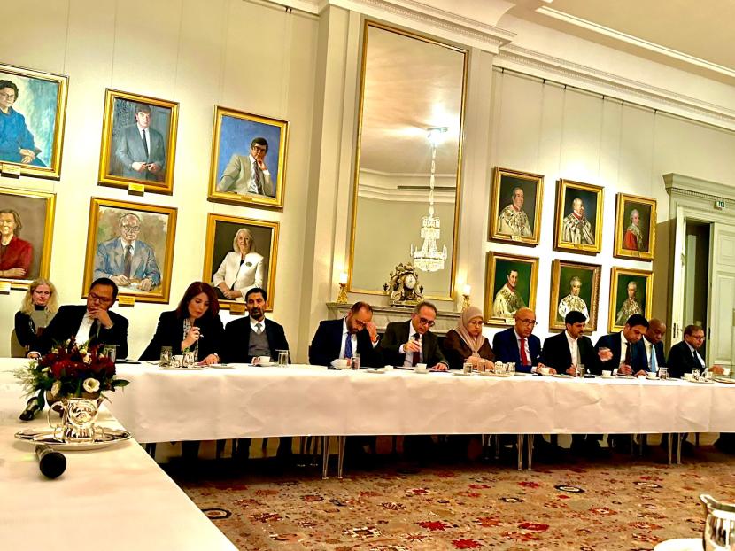 Para dubes dari 24 Negara OKI bertemu Menlu Swedia untuk bicarakan kondisi Palestina, Kamis (09/11/2023).