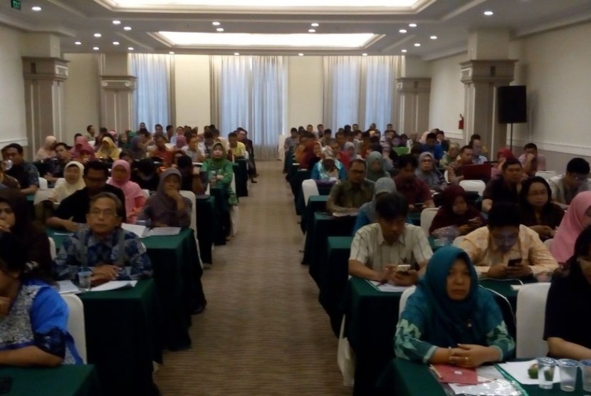 Para guru TIK dari seluruh Indonesia mengikuti workshop guru TIK tingkat nasional di Makassar, 15-17 Desember 2017. 