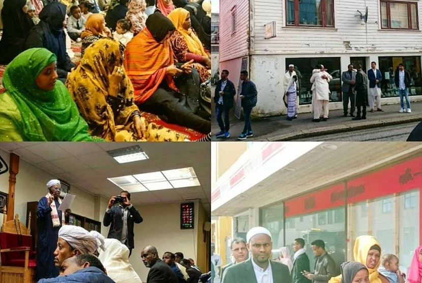 Para imigran Muslim di Norwegia beserta kegiatannya.