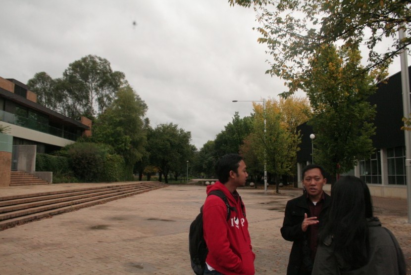 Para mahasiswa Indonesia di The Australian National University (ANU) Canberra.