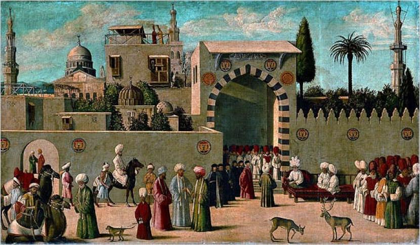 Dinasti Turki Ottoman mewariskan peradaban untuk Eropa.  Para orang kaya di zaman Ottoman (ilustrasi)