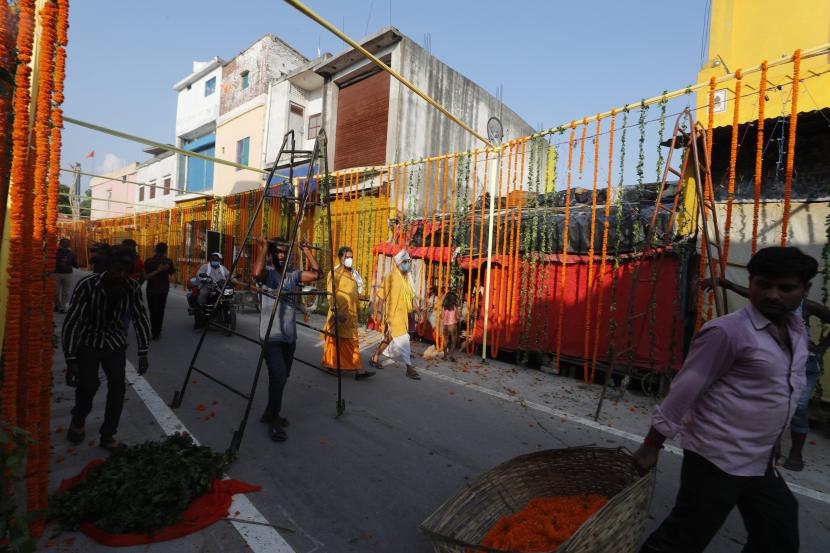 Pria Hindu di Lucknow Menyumbang Uang untuk Masjid Ayodhya (ilustrasi).