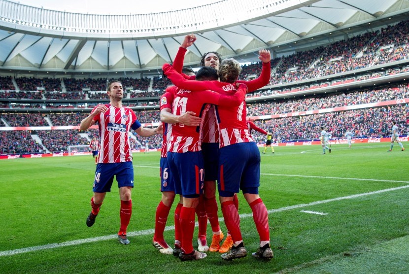 Para pemain Atletico Madrid.