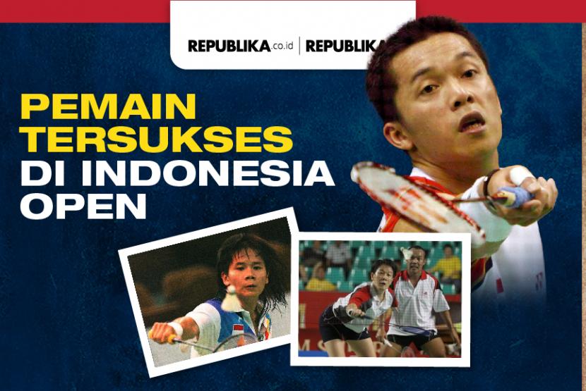 Para pemain Indonesia yang sukses di turnamen Indonesia Open