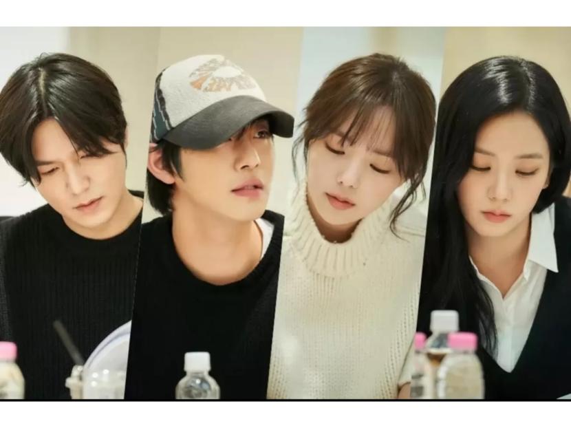 Para pemain Omniscient Readers Viewpoint Lee Min Ho, Ahn Hyo Seop, Chae Soo Bin, dan Jisoo Blackpink.