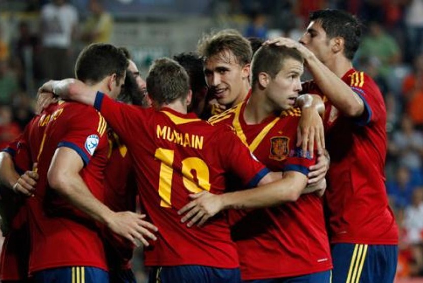 Para pemain Timnas Spanyol U-21.