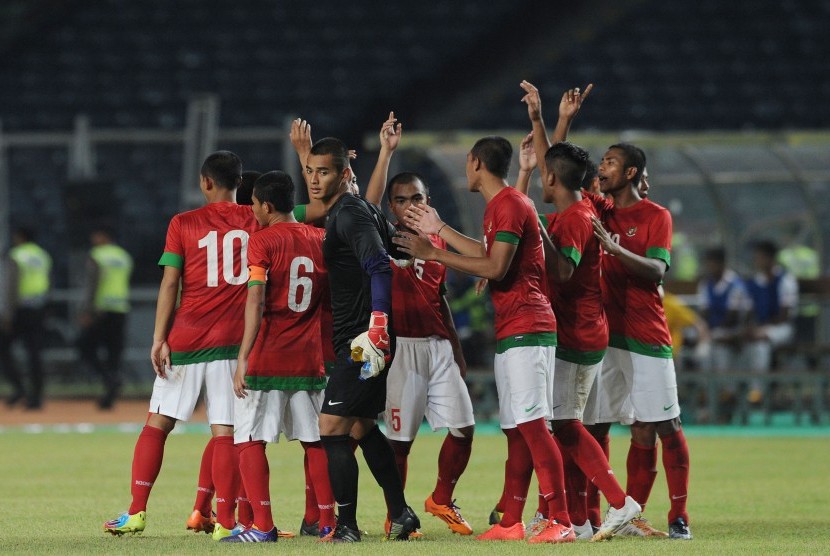 Para pemain Timnas U-19 Indonesia.