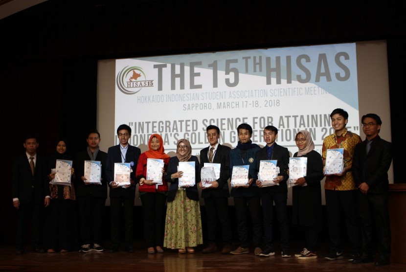 Para pemenang The 15th Hokkaido Indonesian Student Association Scientific Meeting (HISAS 15), Jepang.