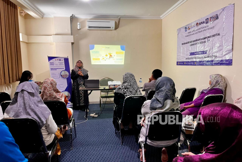 Semangat Digitalisasi UMKM, UBSI dan Komunitas Naik Kelas Bekasi Kembangkan Kampung Digital