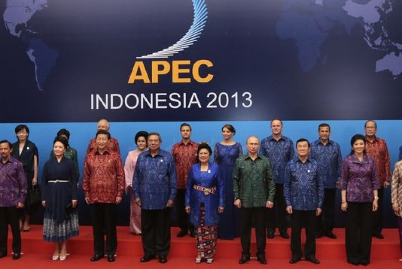 Para pemimpin negara-negara APEC.