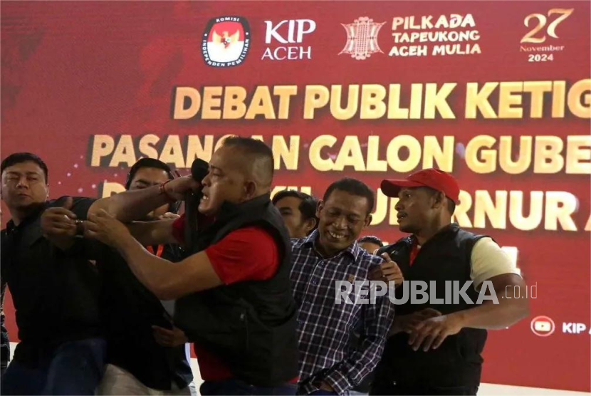 Kronologi Debat Cagub Aceh yang Berakhir Ricuh, Dipicu Mikrofon